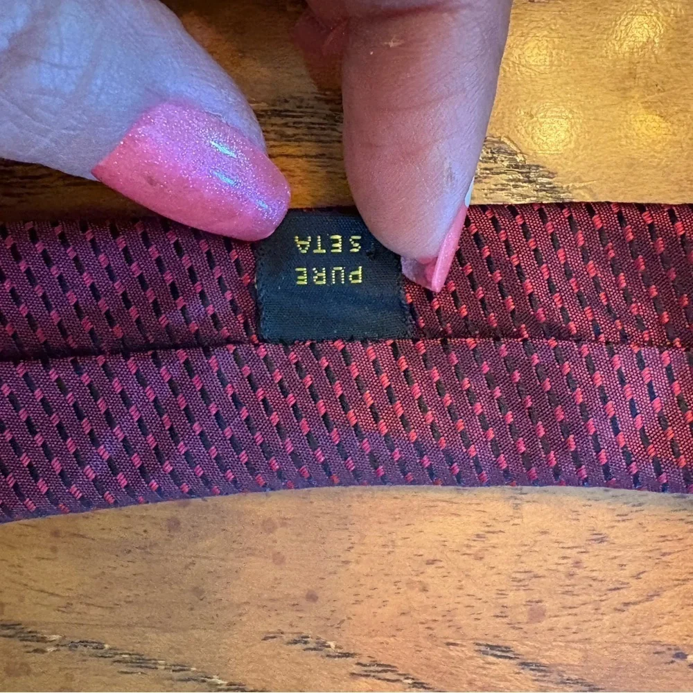 Fendi Roma Pure Silk Tie – Made in Italy – Excellent Vintage Condition